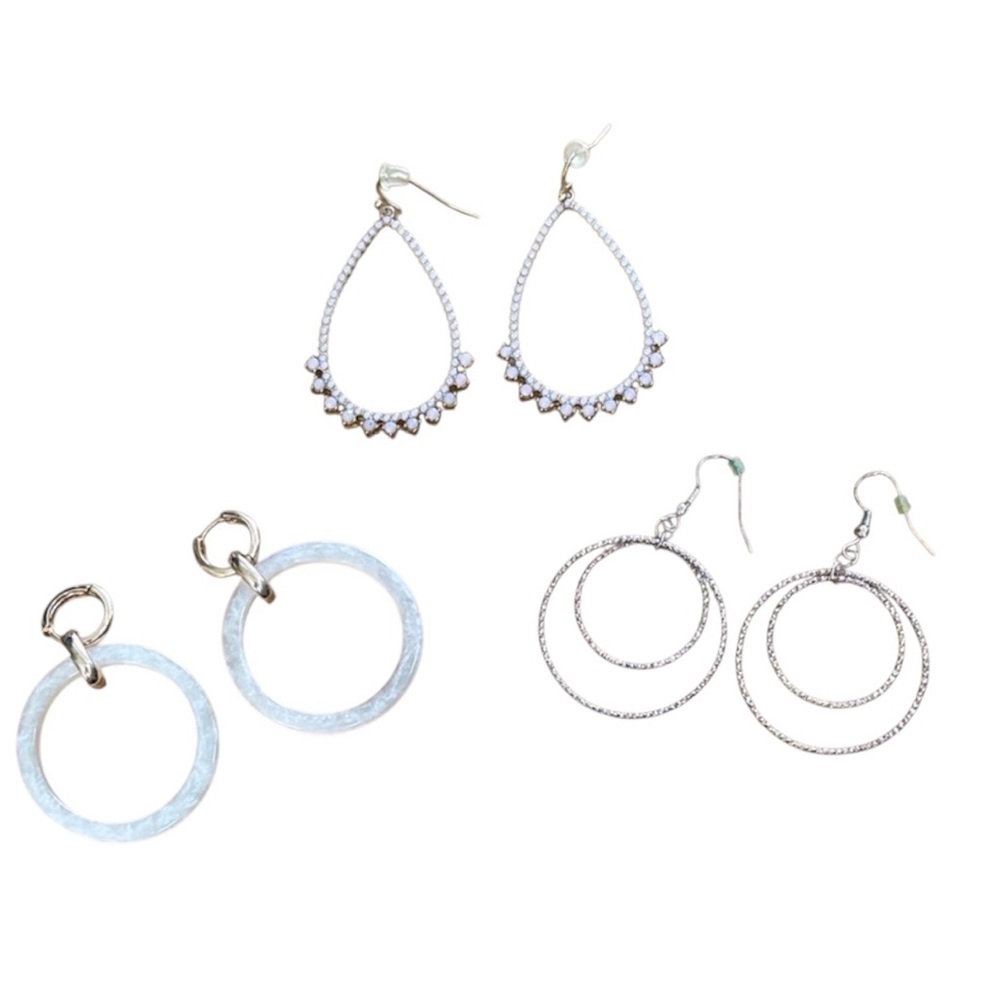 Fun Dangly Earrings Set Of 3